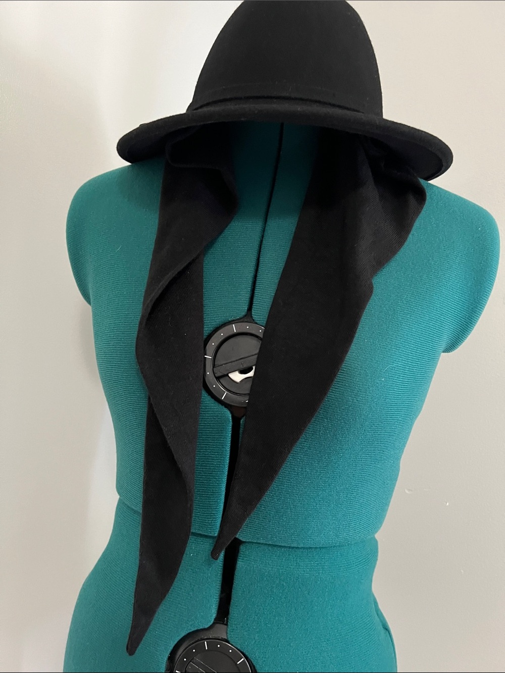 Black Scarf Hat Accessory - Women's Black Scarf Hat